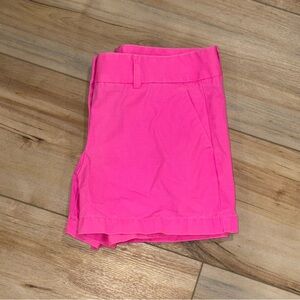LOFT Vibrant Neon Pink Women's Size 2 Bermudas Casual Chino Shorts 3” inseam